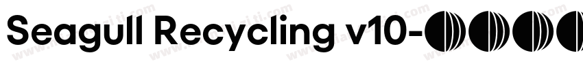 Seagull Recycling v10字体转换